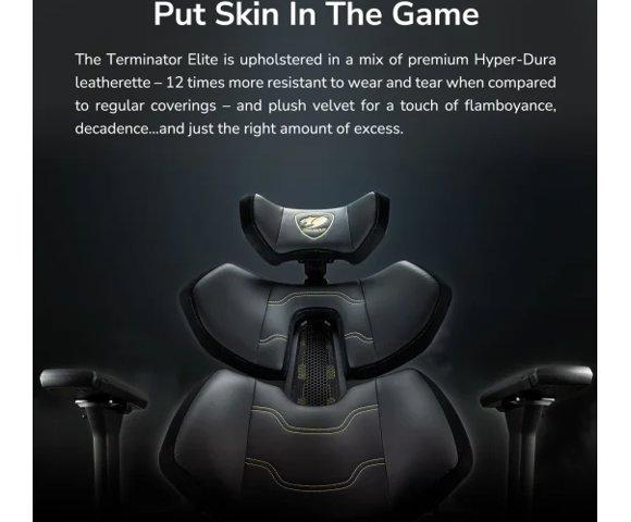 Cougar Terminator Elite Gold gaming stolica - slika 14