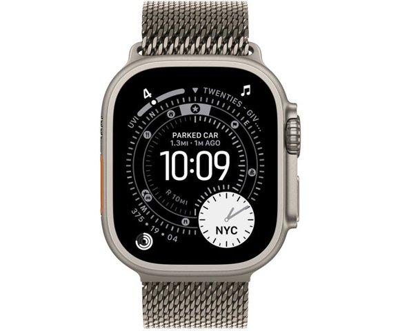 Apple Watch Ultra 3 Cellular 49mm Natural Titanium (Natural Titanium Milanese Loop) - slika 2