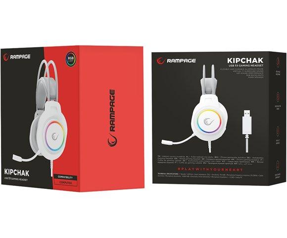 Rampage RM-K55 Kipchak White gaming slušalice - slika 4