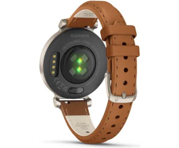 Garmin Lily 2 Classic Cream Gold smartwatch - slika 6