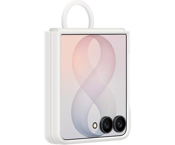 Samsung Galaxy Z Flip8 Silikonska Ring magnetna futrola (Cream) - slika 3