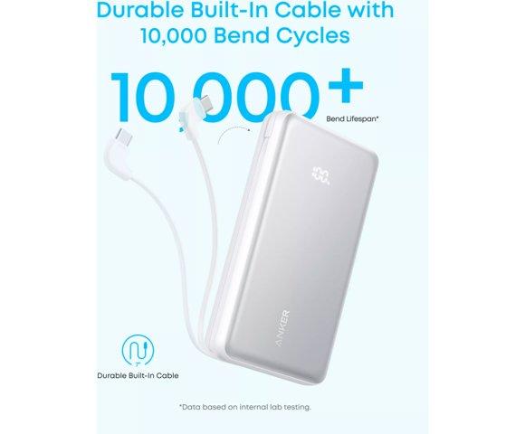 Anker Zolo Power Bank (20K, 22.5W, USB-C Cable) - slika 4