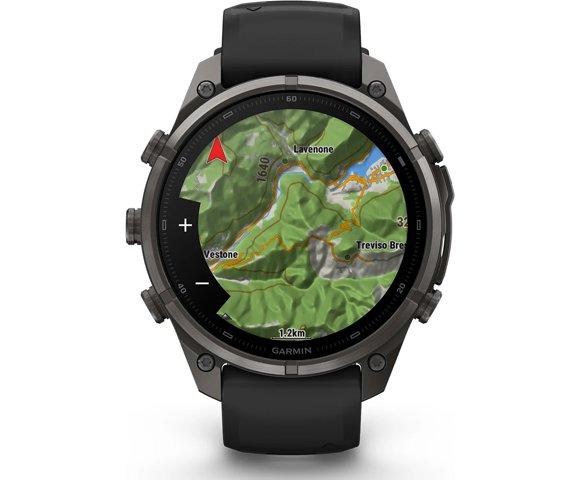 GARMIN Fenix 9 Pro inReach 47mm Titanium Grey smartwatch - slika 10