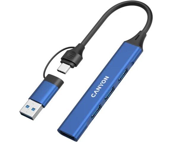 Canyon OnHub 02 Blue 4-port USB-C hub - slika 5