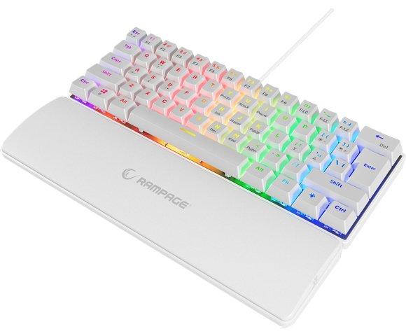 Rampage PLOWER K60 White (Blue Switch) tastatura - slika 5