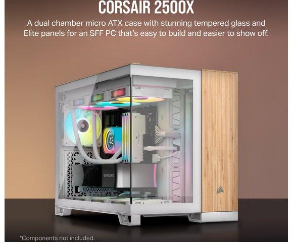 Corsair 2500X WHITE/BAMBOO kućište - slika 2