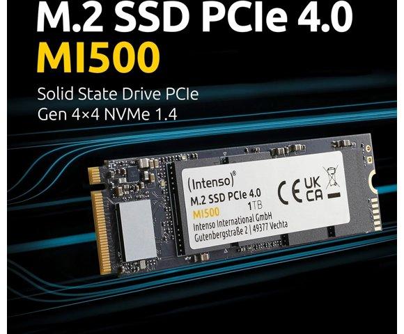 Intenso M.2 SSD PCIe 4.0 MI500 SSD disk - slika 5