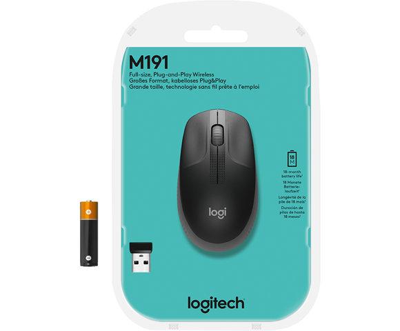 Logitech M190 Mid Grey miš - slika 8