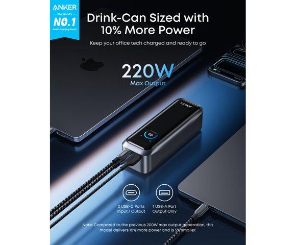 Anker Prime Power Bank (20K, 220W) Black - slika 3