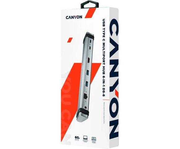 Canyon DS-6 6-in-1 USB-C Multiport Hub - slika 5