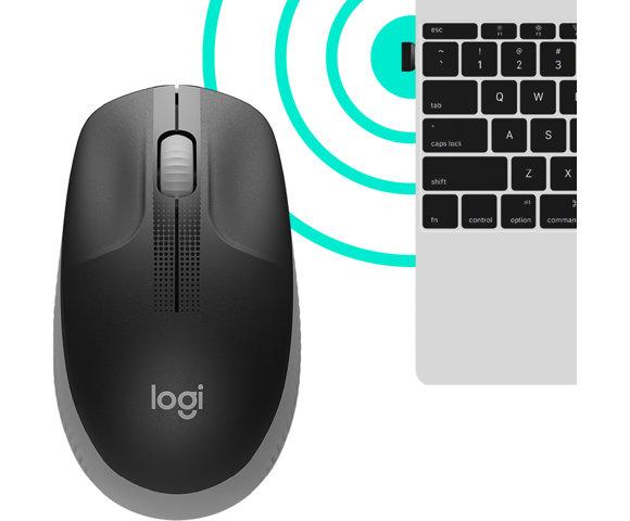 Logitech M190 Mid Grey miš - slika 5