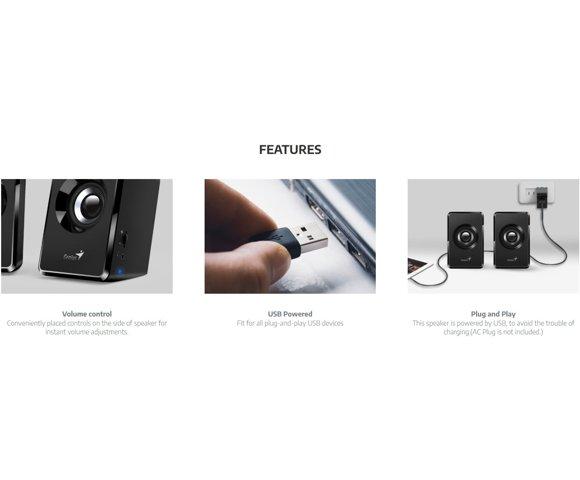 Genius SP-U125 (Crni) - slika 4