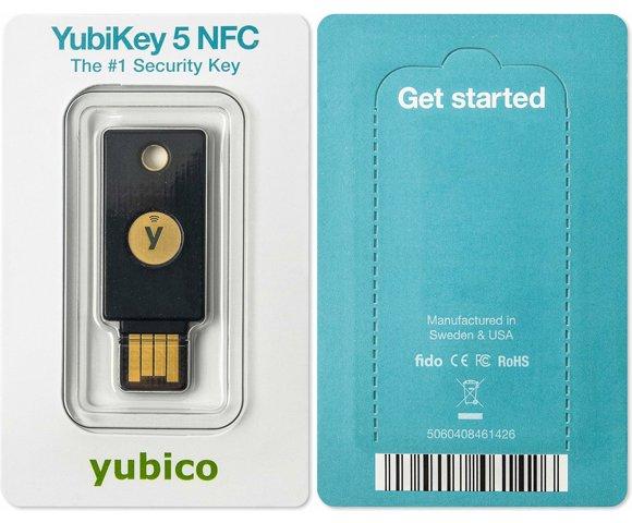 Yubico 5 NFC system security - slika 3