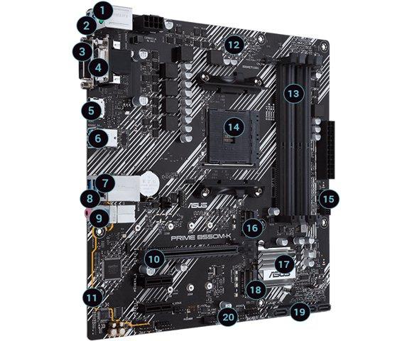 ASUS PRIME B550M-K - slika 2