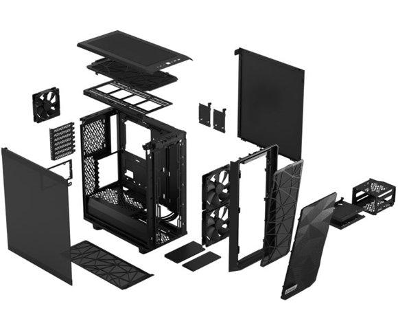 Fractal Design Meshify 2 Compact (Black) Light tined - slika 3