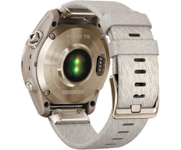 Garmin Fenix 7S Sapphire Solar Edition (Krem/Gold) - slika 3