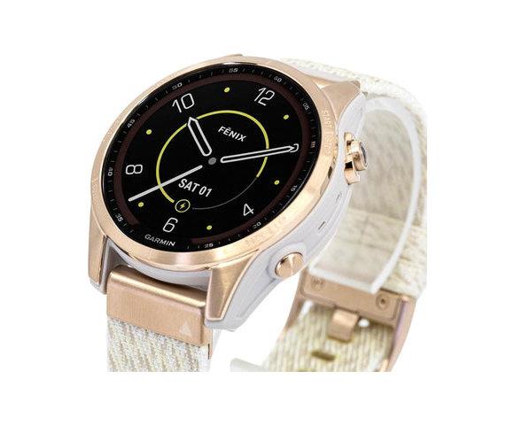 Garmin Fenix 7S Sapphire Solar Edition (Krem/Gold) - slika 5