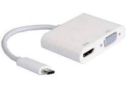 E-GREEN USB 3.1 tip C (M) - HDMI +VGA+2xUSB