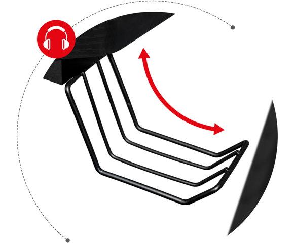 Huzaro Hero 2.5 White gaming sto - slika 10