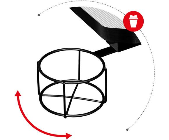 Huzaro Hero 2.5 White gaming sto - slika 4