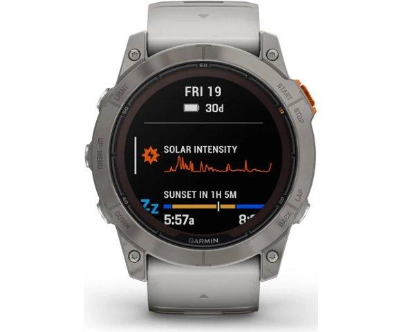 Garmin fenix 7X PRO Sapphire SOLAR Titanium (Fog Gray) - slika 5