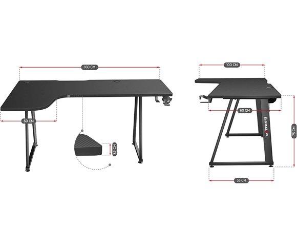 Huzaro Hero 7.7 gaming sto - slika 4