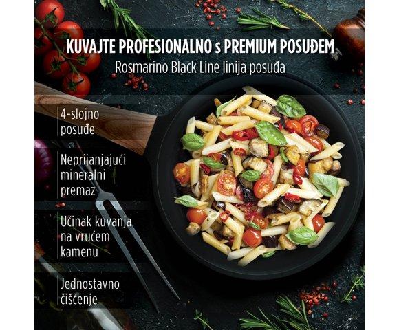 RosMarino Black Line II 24cm tiganj - slika 3