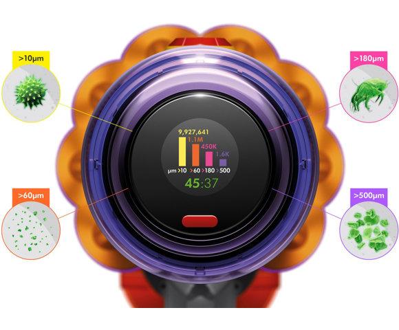 Dyson V12 Detect Slim Absolute (448884) nickel-zuta - slika 7