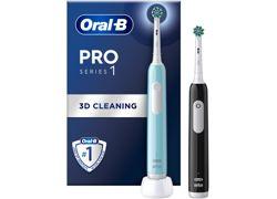 Oral B POC Giftset Pro 1 Duo (Black + Blue)