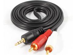 E-GREEN 3.5mm - 2xRCA (1.5m)