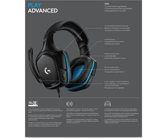 Logitech G432 (981-000770) - slika 6