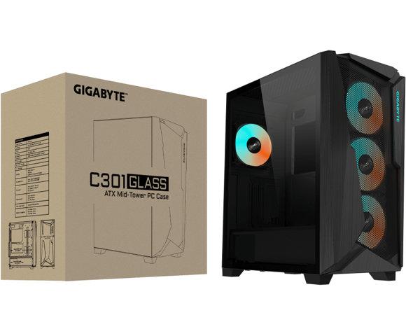 Gigabyte C301 GLASS (BLACK) - slika 4