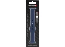 Swissten Apple watch Silicone band 42-49mm (Navy)