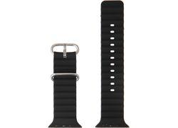 Swissten Apple watch Silicone band Marine straps 42-49mm (Black)