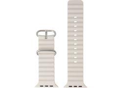 Swissten Apple watch Silicone band Marine straps 42-49mm (Stone Grey)