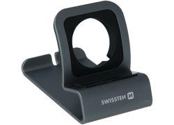 Swissten Apple Watch Aluminium Stand (Grey)