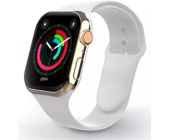 Swissten Apple watch Silicone band 42-49mm (White) - slika 2