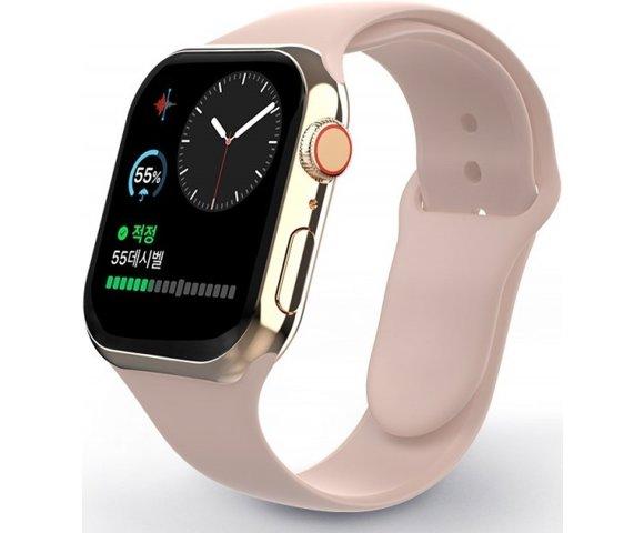 Swissten Apple watch Silicone band 42-49mm (Pink sand) - slika 2