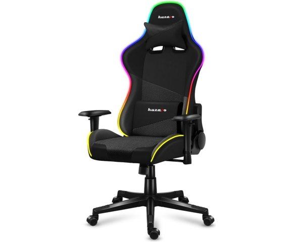 HUZARO FORCE 6.2 BLACK RGB gaming stolica  - slika 6