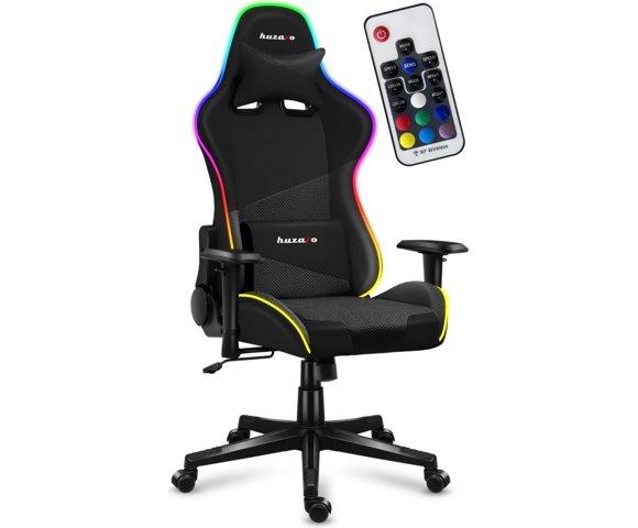 HUZARO FORCE 6.2 BLACK RGB gaming stolica  - slika 2
