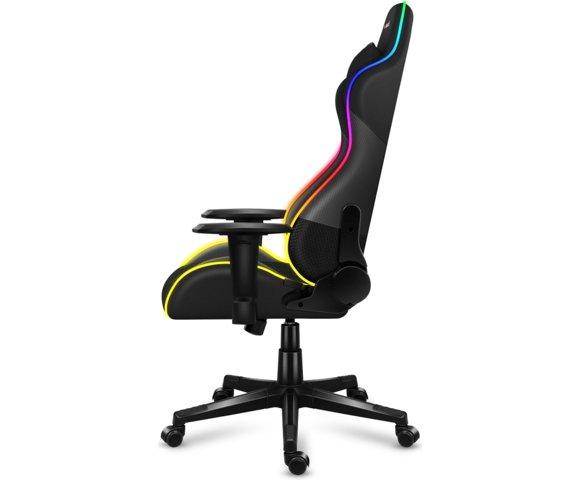 HUZARO FORCE 6.2 BLACK RGB gaming stolica  - slika 5
