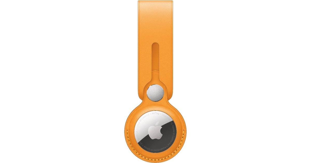 Apple AirTag Leather Loop California Poppy - Multicom