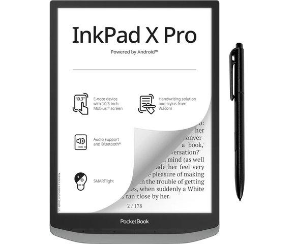 PocketBook InkPad X Pro 10.3-inch 32GB eReader (Mist Grey) - slika 2