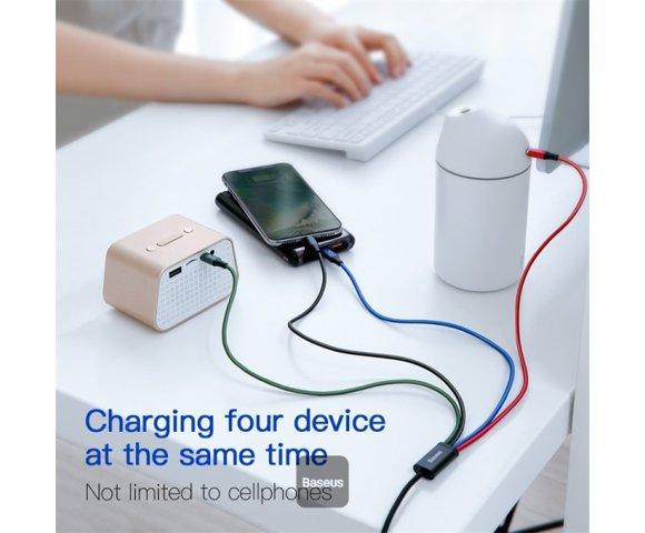 Baseus 4-u-1 kabl - Lightning - Type C - micro USB - slika 2