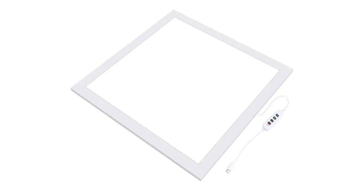 PULUZ 29 cm Fotografie-Schattenloses Lichtpaneel, LED-Fülllicht, Hintergrundplatte, Touch-Unterlicht, 30cm Fotobox-Licht mit USB-C-Stromversorgung