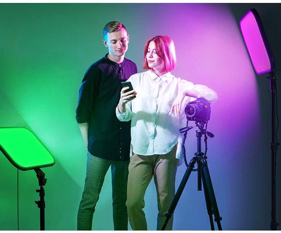 Neewer  Kit RGB168 RGB Led studio set - slika 2