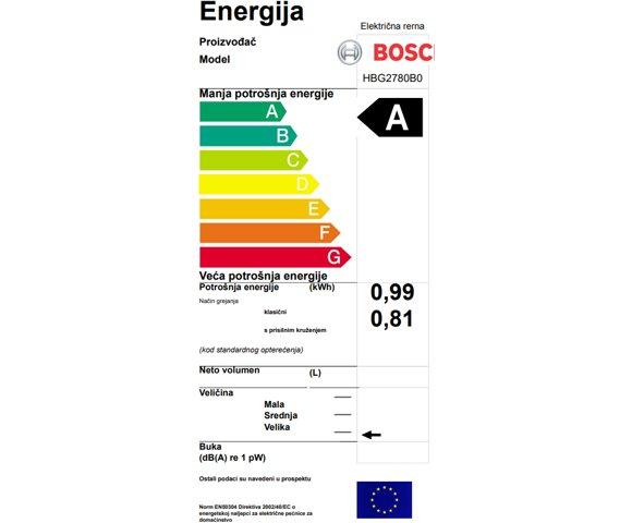 Bosch HBG2780B0 - slika 9