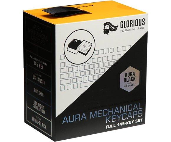 Glorious Aura Keycaps (Black) - slika 3
