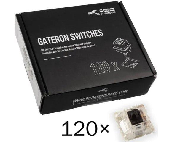Glorious Gateron Switches - Black (120pcs) - slika 2