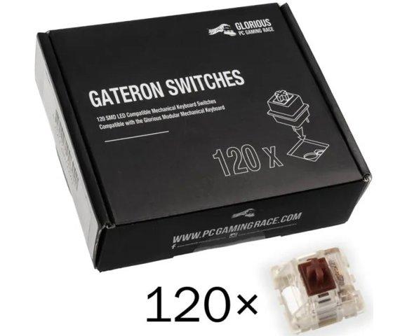 Glorious Gateron Switches - Brown (120pcs) - slika 2